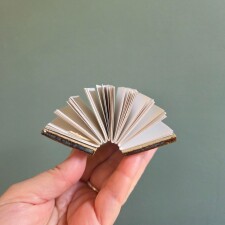 tiny book open