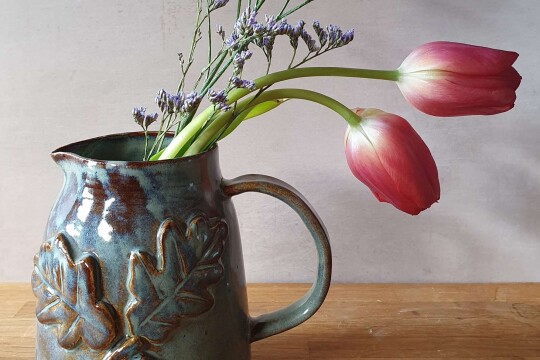 tulips in a jug