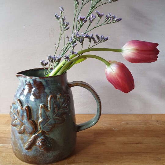 tulips in a jug