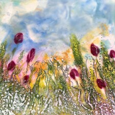 4. Crimson Delight   Encaustic Wax