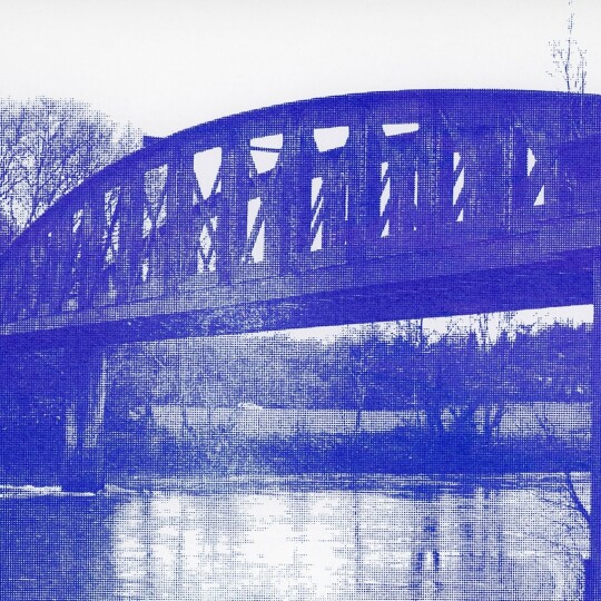Jack Delahoy Screen Print of DoB Bridge Monmouth