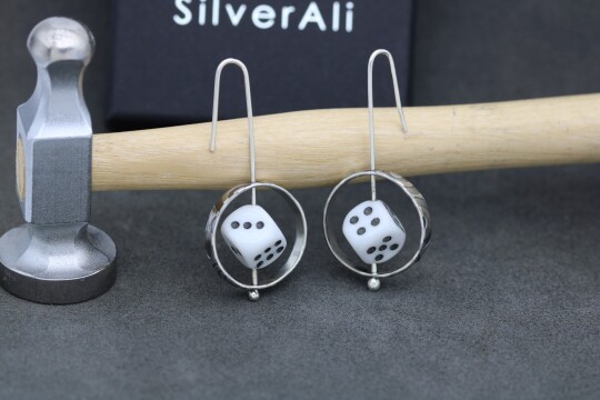 Dice earrings SLR booth  (27) yes best angle