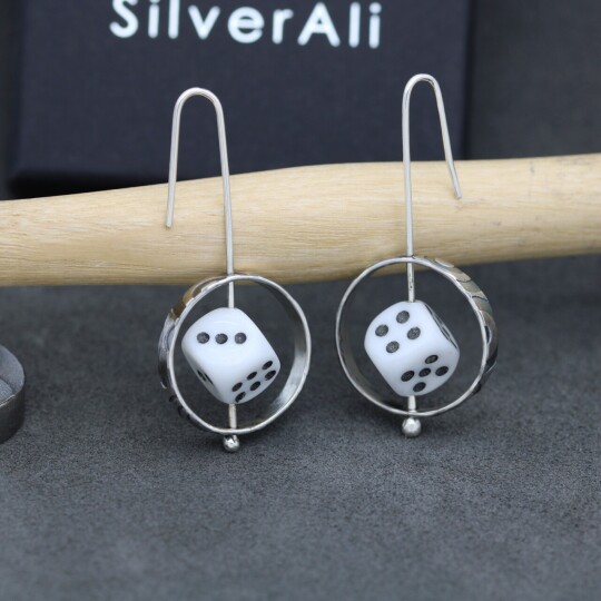 Dice earrings SLR booth  (27) yes best angle