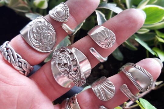 SilverAli cutlery rings workshop example cropped