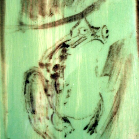 Jane Spray frog tile