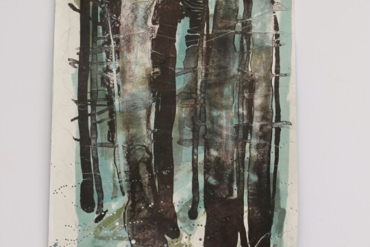 echo of the song(cyan) melanieclarke stonelithograph £395.00 copy