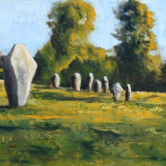 1 SZ Avebury stones and barn detail