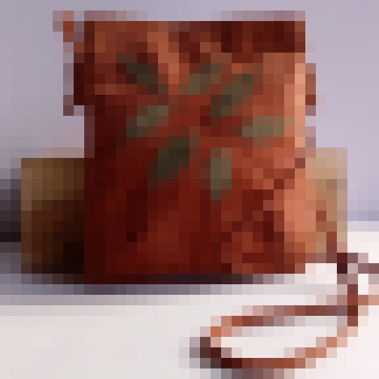 leaf suede bag
