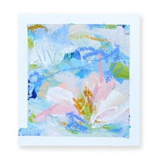 Charlotte Keating Drifting Light Falling Blooms 2 Storyboard Abstract Painting