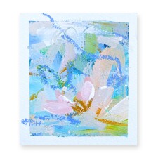 Charlotte Keating Drifting Light Falling Blooms 6 Storyboard Abstract Painting