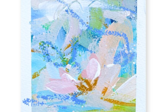 Charlotte Keating Drifting Light Falling Blooms 6 Storyboard Abstract Painting