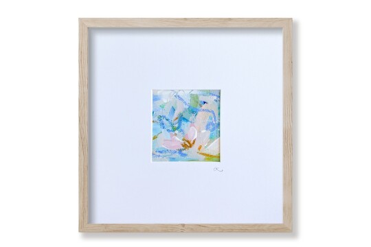 Charlotte Keating Drifting Light Framed Falling Blooms 6 Storyboard Abstracts