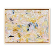 Love Letters Pink Abstract Painting LOVE LETTERS