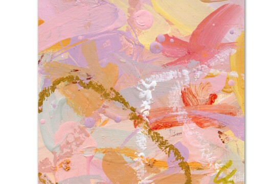 Love Letters Pink Abstract Painting Mini GENTLE LOVE