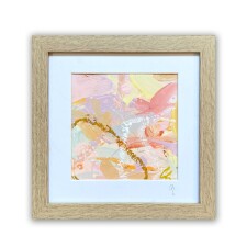 Love Letters Pink Colour Study framed GENTLE LOVE