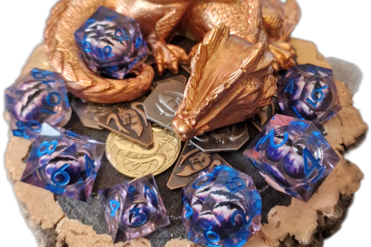 bronze dragon dice holder