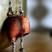 Silk Cocoon Earrings