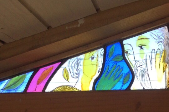 window in a porch