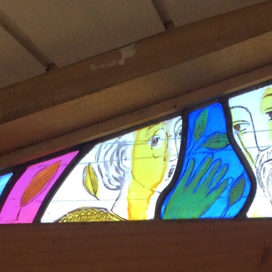 window in a porch