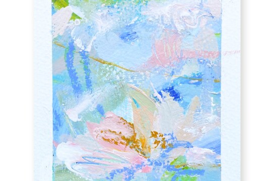 Charlotte Keating Drifting Light Falling Blooms 3 Storyboard Abstract Painting