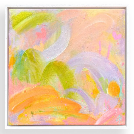 Charlotte Keating Sugar Spice Large Abstracts Small Painting 13