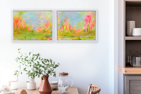 Hand in hand Duo Flourish Floral Room Charlotte Keating