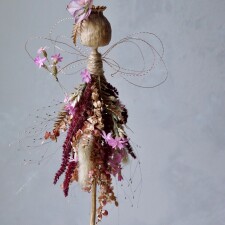 Shanna Ludwig dried flower fairy pink