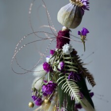 Shanna Ludwig dried flower fairy purple
