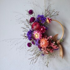 Shanna Ludwig mini wreath pink